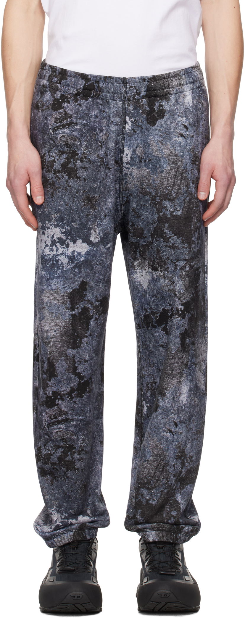 Trenirka Diesel P-Marky-R2 Printed Sweatpants Modra | A164050QLAG89MA