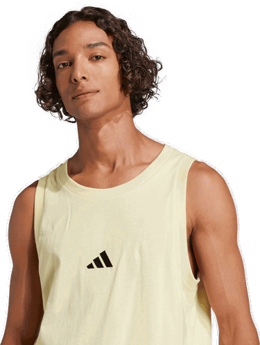 Majica brez rokavov adidas Originals adidas Essentials Small Logo Tank Top Rumena | je8979, 3