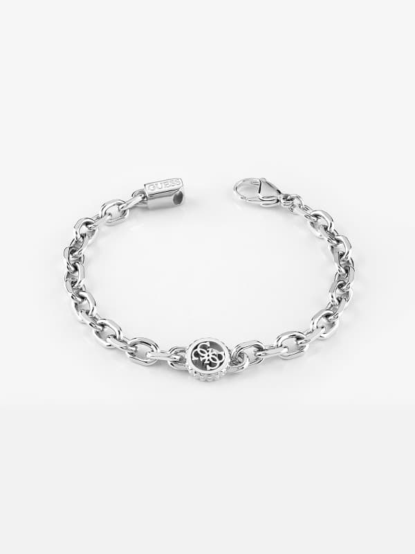 Zapestnica GUESS "Log-In" Bracelet Kovinski | JUMB02103JW, 0