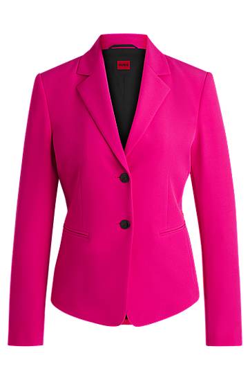 Jakna BOSS Slim-Fit Stretch Blazer Roza | 50539976
