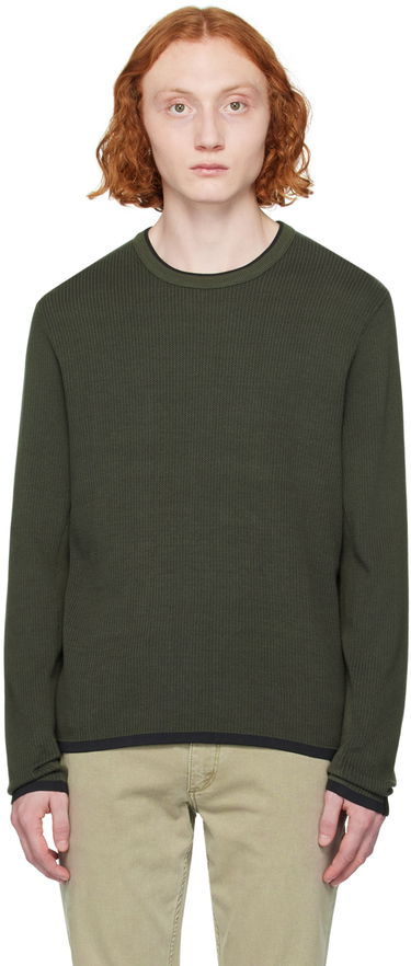 Pleteni pulover rag & bone Harvey Knit Sweater Zelena | MBS23S011UC11, 0