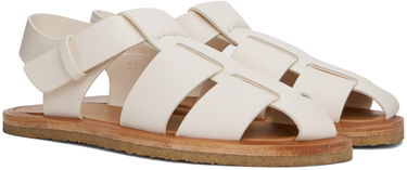 Kopalke The Row The Row Fisherman Sandals Bela | F1343-N60, 3