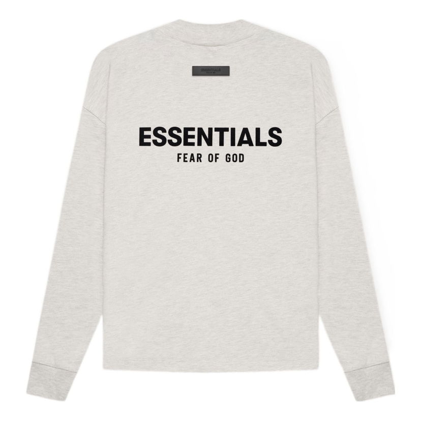 Majica Fear of God Essentials Long Sleeves T-Shirt Siva | FOG-SS22-414
