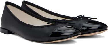 Oblačila Repetto Repetto Flora Bi-Material Ballerina Flats Črna | V639VVEN, 3