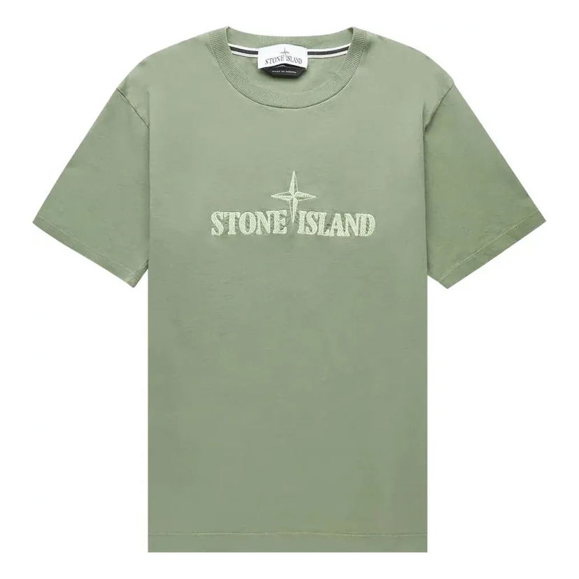 Majica Stone Island Stitches Two T-Shirt Zelena | 781521579-V0055
