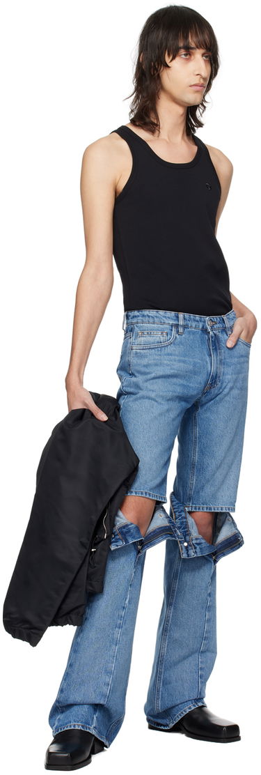 Kavbojke Coperni Coperni Open Knee Jeans Modra | COPP55202CMEN, 3