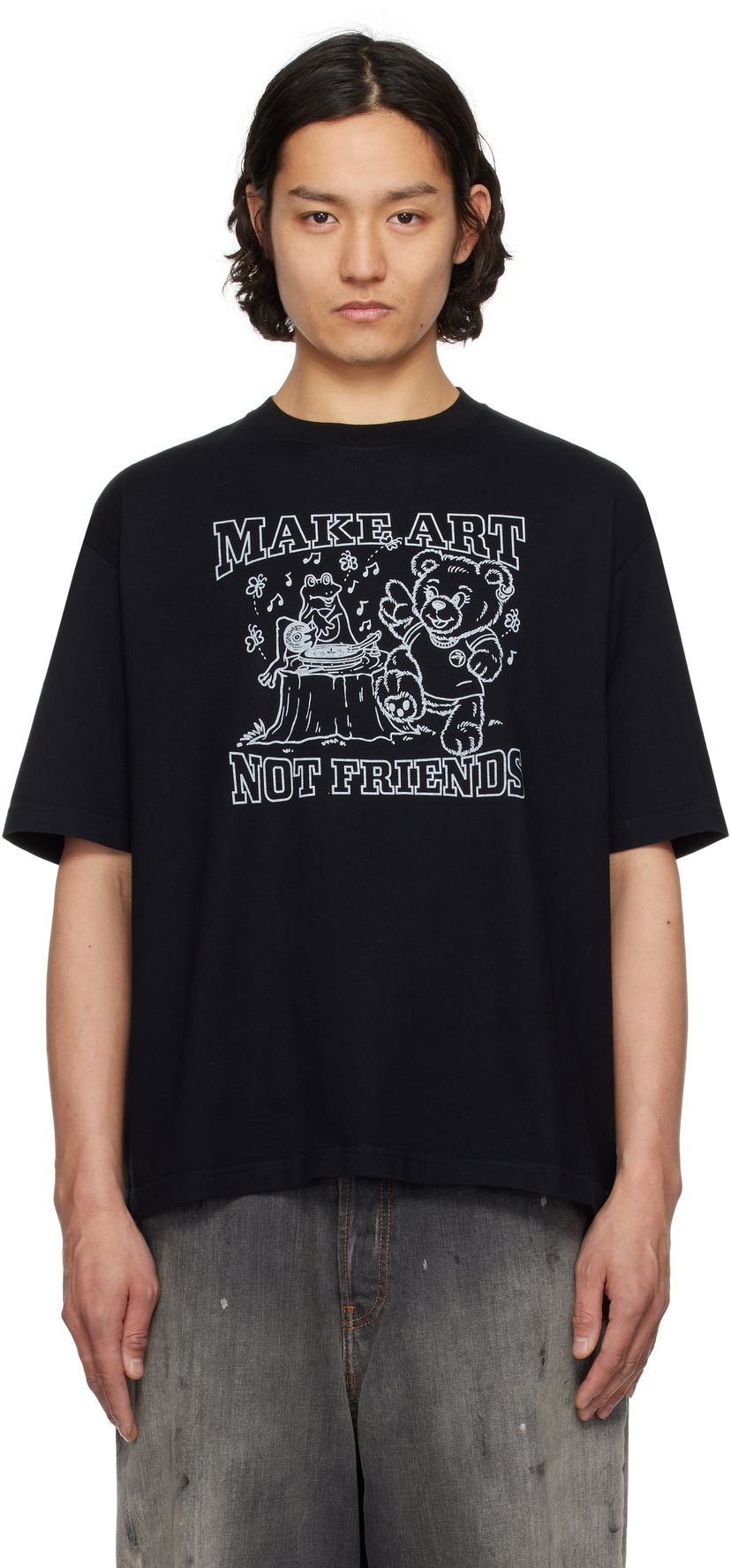 Majica Ambush AMBUSH 'Make Art' Graphic T-Shirt Črna | 12115328