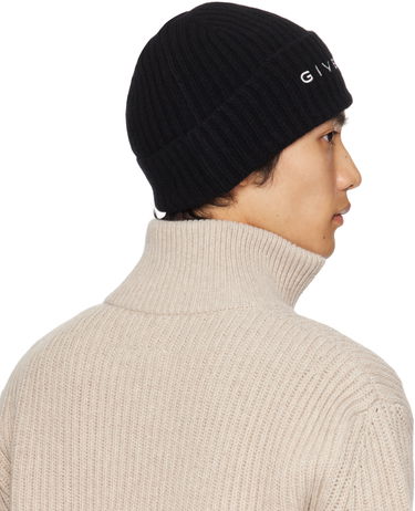 Beanie Givenchy Givenchy 4G Embroidered Beanie Črna | 710003974001-U7927, 2
