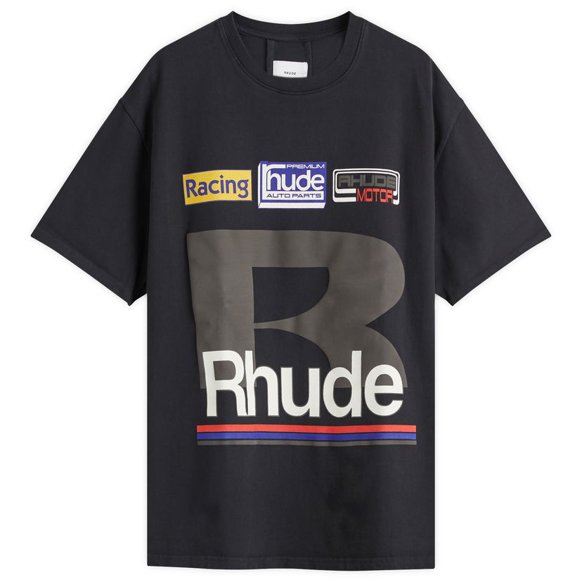 Majica Rhude Rhude Petrol Patch T-Shirt, Size Large Črna | RHSS25TT12012-2306