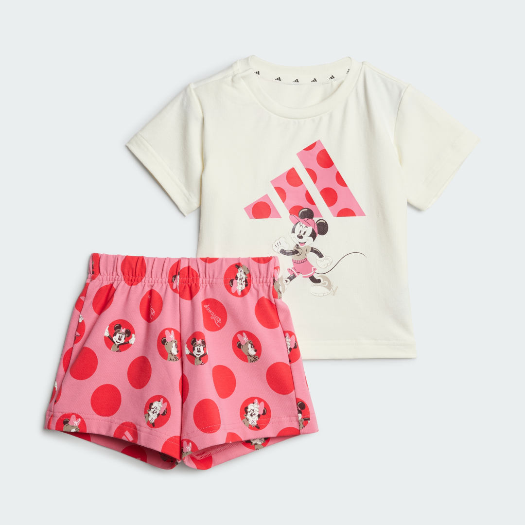 Trenirka adidas Performance adidas x Disney Minnie Mouse Tee Set Roza | JF3626, 0