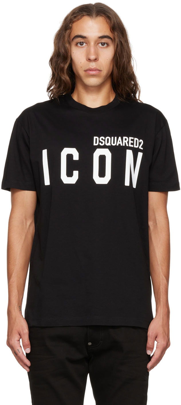 Majica DSQUARED2 Dsquared2 Icon T-Shirt Črna | S79GC0003