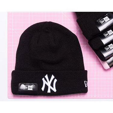Beanie New Era MLB Essential Cuff Beanie New York Yankees One Size Roza | 60348861, 1
