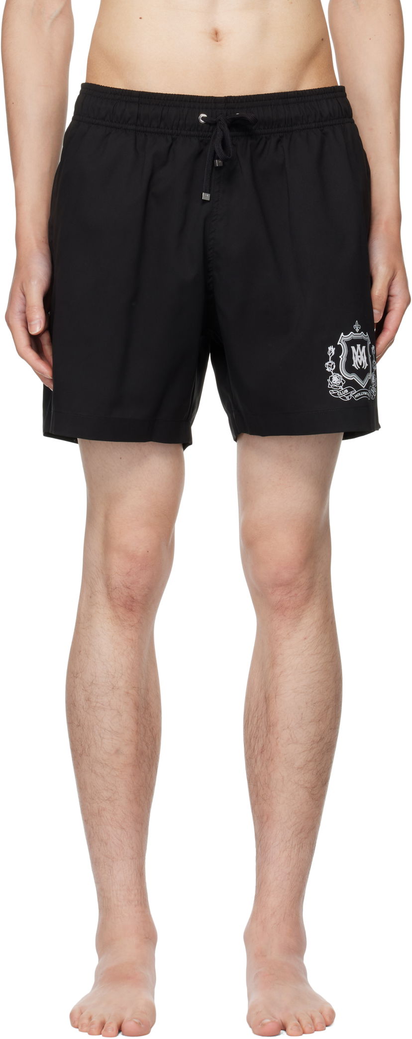 Kopalke AMIRI AMIRI 'Club AMIRI' Swim Shorts Črna | AMSWTK1046