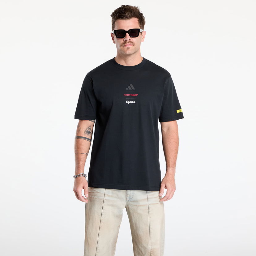 Majica adidas Performance Footshop x Sparta T-Shirt Črna | FTSHP_495