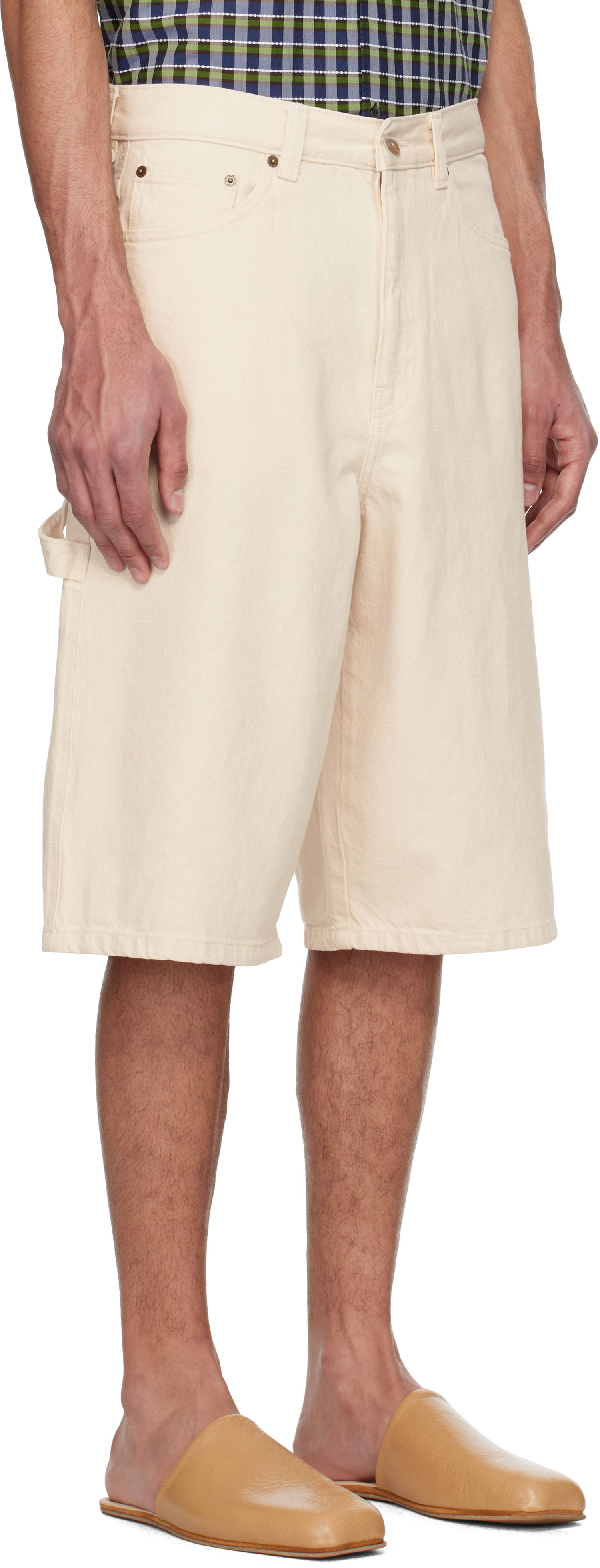 Kratke hlače A.P.C. A.P.C. Westland Denim Shorts Bež | COHGM-H10216, 1