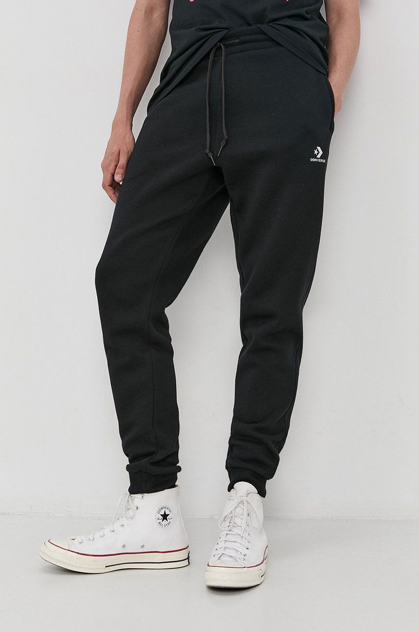 Trenirka Converse Converse Embroidered-Logo Joggers Črna | 10019925.A01
