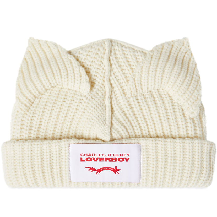 Beanie Charles Jeffrey Loverboy Chunky Ears Beanie "Ecru" Bež | 31130402