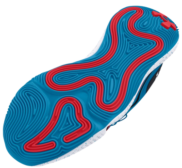 Superge in čevlji Under Armour Unisex Spawn 6 Basketballschuhe Capri / Rot Solstice / Weiß 44.5 Turkizna | 3027259-400, 3