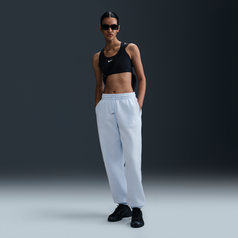 Trenirka Nike Sportswear Phoenix Fleece High-Waisted Loose Fit Pants Črna | FZ5996-423
