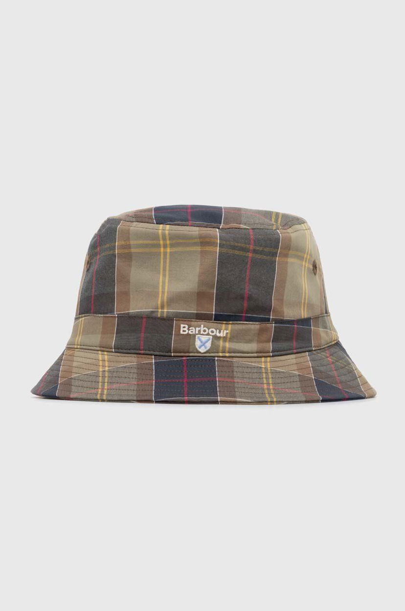 Klobuk Barbour Tartan Bucket Hat Zelena | MHA0618