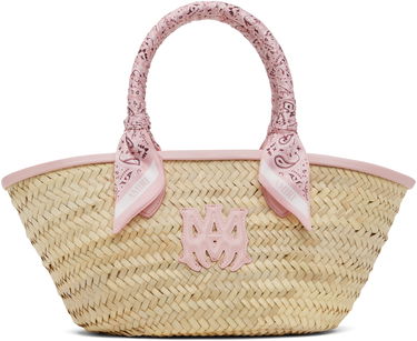 Torbica AMIRI AMIRI MA Raffia Micro Tote Roza | AWBGTO1002, 0
