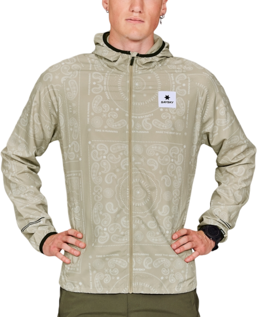 Vetrovka Saysky Saysky Paisley Pace Hooded Jacket Bež | mmrja04c1021