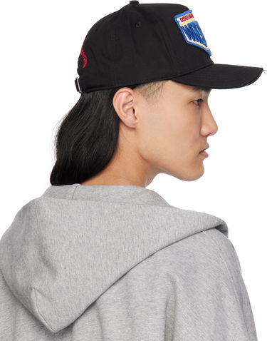 Kapa DSQUARED2 Dsquared2 Boxeur Wrestling Baseball Cap Črna | BCM0902-05C00001-2124, 2