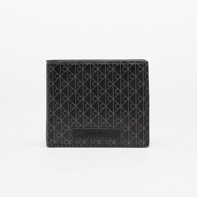 Denarnica CALVIN KLEIN Calvin Klein Emblem Aop Billfold Wallet Črna | LV04D1085G UB1