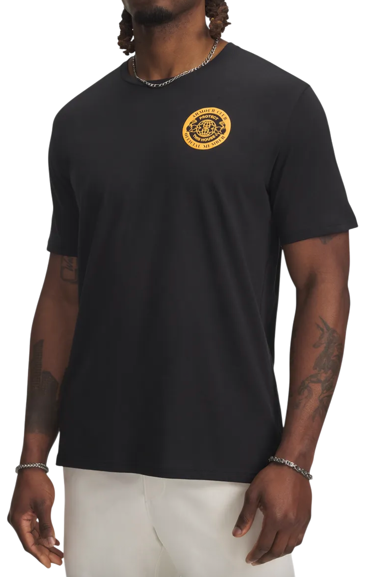 Majica Under Armour Under Armour Armour Club Short Sleeve T-Shirt Črna | 6005612-001