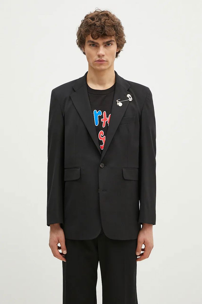 Jakna Aries Single Breasted Tailored Jacket Črna | AR7010202