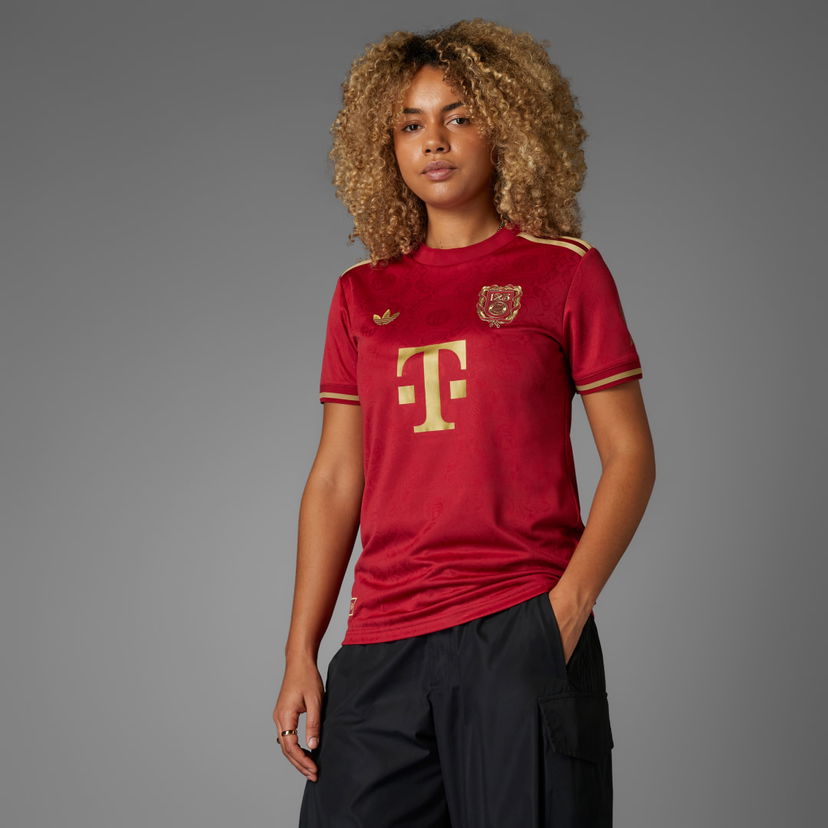 Majica adidas Performance FC Bayern Anniversary Jersey Rdeča | JE6783