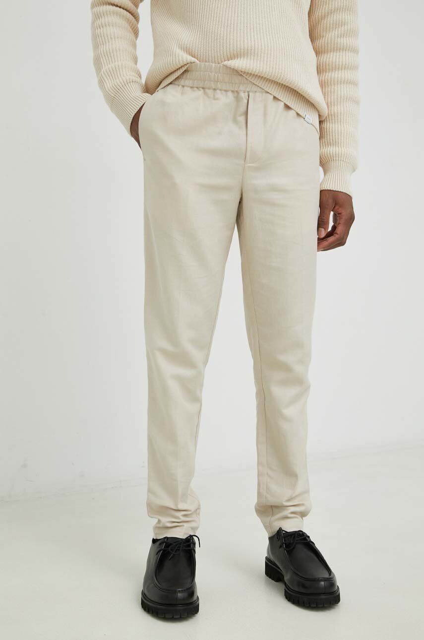 Hlače in kavbojke Samsoe Samsoe Smithy Trousers Bež | M23100079, 0