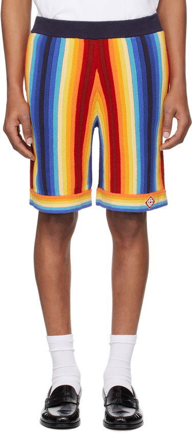 Kratke hlače Casablanca Casablanca Gradient Stripe Towelling Shorts Večbarvna | MS25-KW-924-01, 0