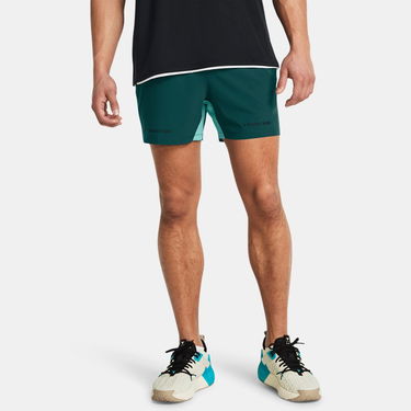 Kratke hlače Under Armour Project Rock Ultimate Trainingsshorts für Herren Hydro Teal / Radial Turquoise Zelena | 1384217-449, 0