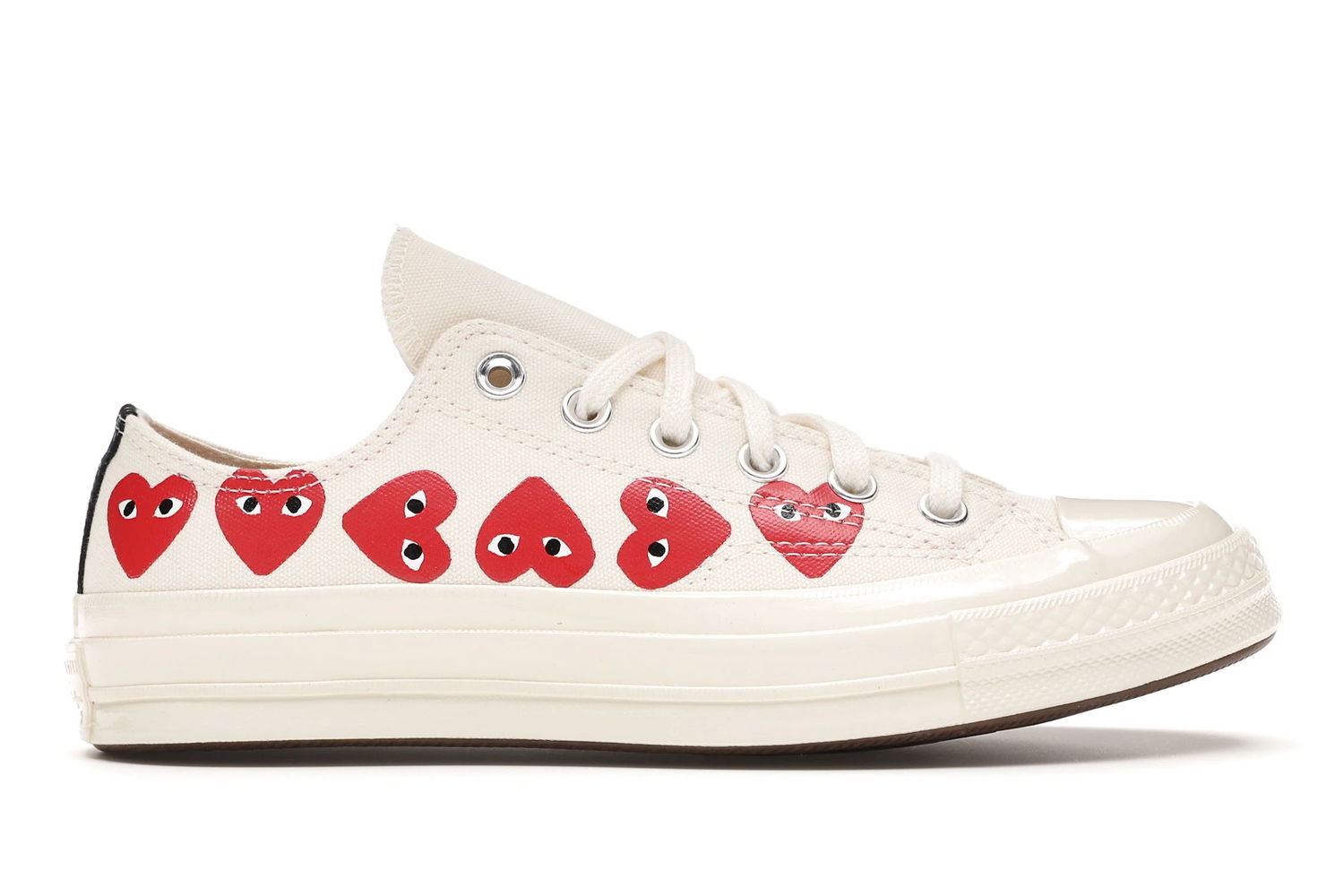 Superge in čevlji Converse Comme des Garçons Play x Chuck 70 Low Top "Multi Heart" Bež | 162975C, 0