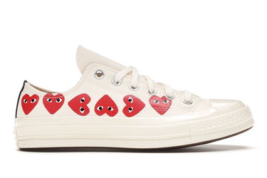 Superge in čevlji Converse Comme des Garçons Play x Chuck 70 Low Top "Multi Heart" Bež | 162975C, 0