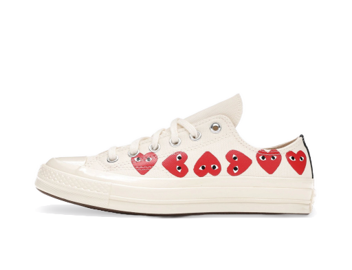 Superge in čevlji Converse Comme des Garçons Play x Chuck 70 Low Top "Multi Heart" Bež | 162975C