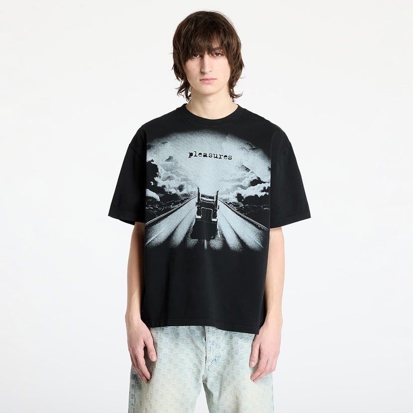 Majica Pleasures PLEASURES Truck Heavyweight Tee Črna | P25SP025 BLACK