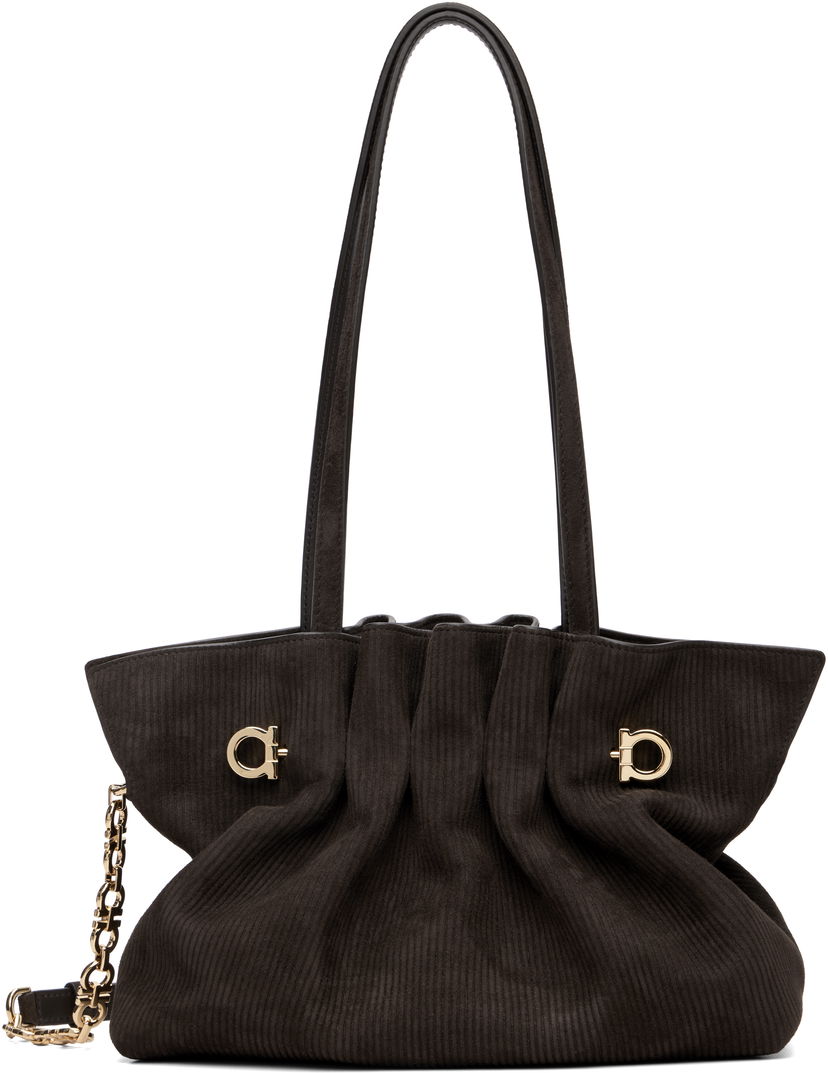 Tote bag FERRAGAMO Salvatore Ferragamo Soft Tote Rjava | 785609