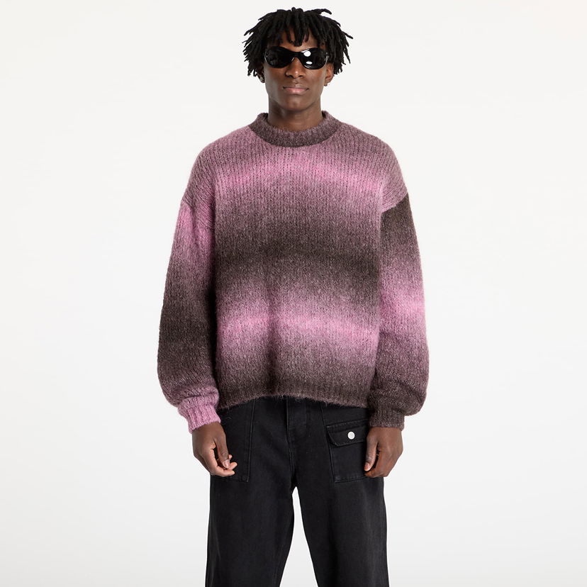 Pleteni pulover Diesel Diesel K-Rasta Knitwear Sweater Lila | A14914_0WFBT Chocolate Martini