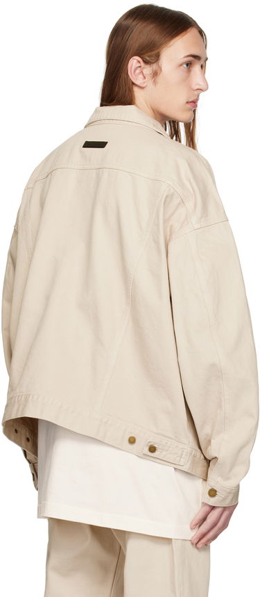 Jakna Fear of God ESSENTIALS Patch Denim Jacket Bež | 202BT234272F, 2