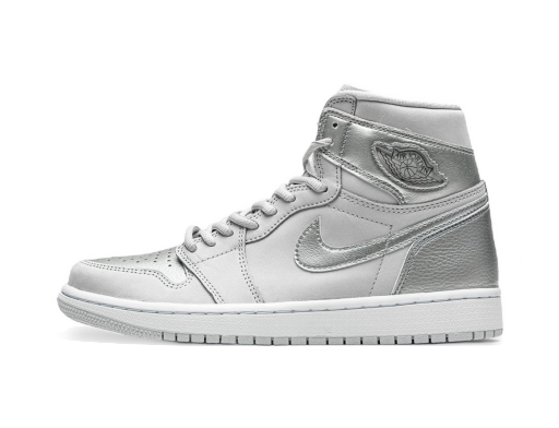 Omejena izdaja Jordan Air Jordan 1 Retro High OG CO.JP "Metallic Silver" 2020 Siva | DC1788-029
