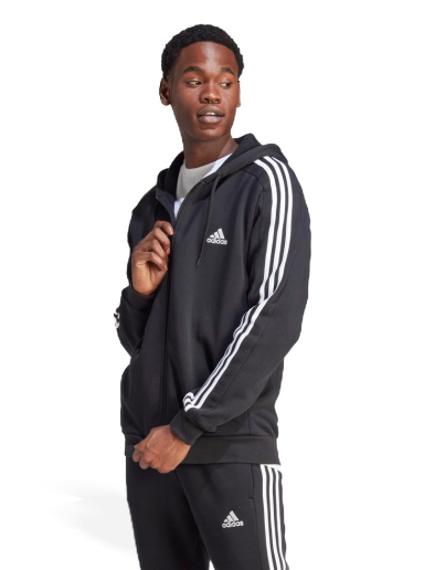 Pulover adidas Originals Essentials Fleece 3-Stripes Črna | IB4029