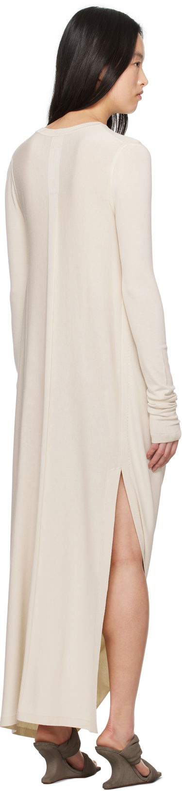 Obleke Rick Owens Rick Owens Hollywood Twisted Midi Dress Bež | RP01E7637 VI, 2