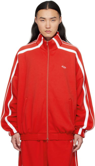 Trenirka VETEMENTS Vetements Oval Logo Gym Track Jacket Rdeča | UA66JA360R, 0