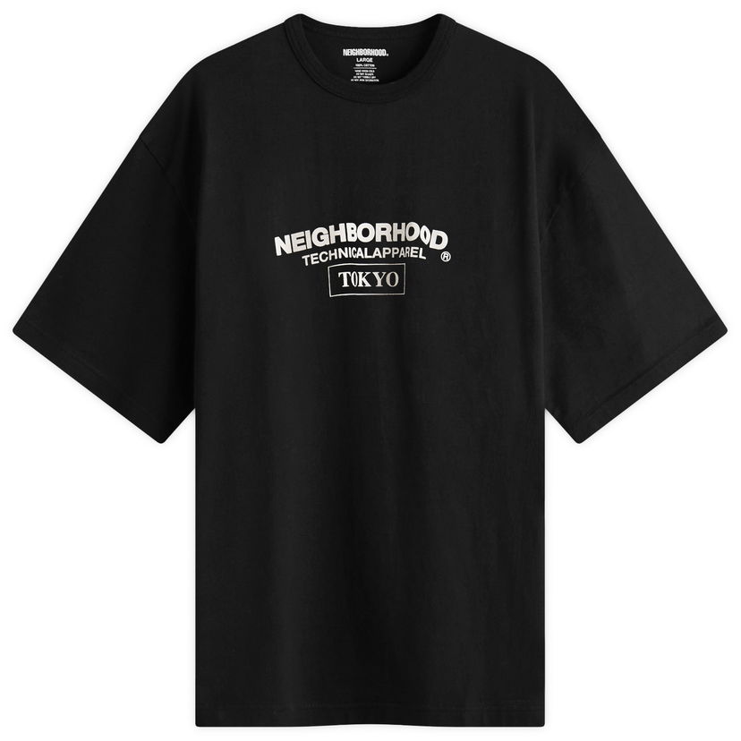 Majica Neighborhood Technical Apparel Tokyo Graphic Tee, Size Large Črna | 251PCNH-ST16-BLK