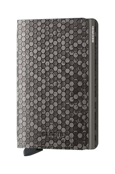Denarnica Secrid Slimwallet Hexagon Wallet Siva | SHe.Grey, 0