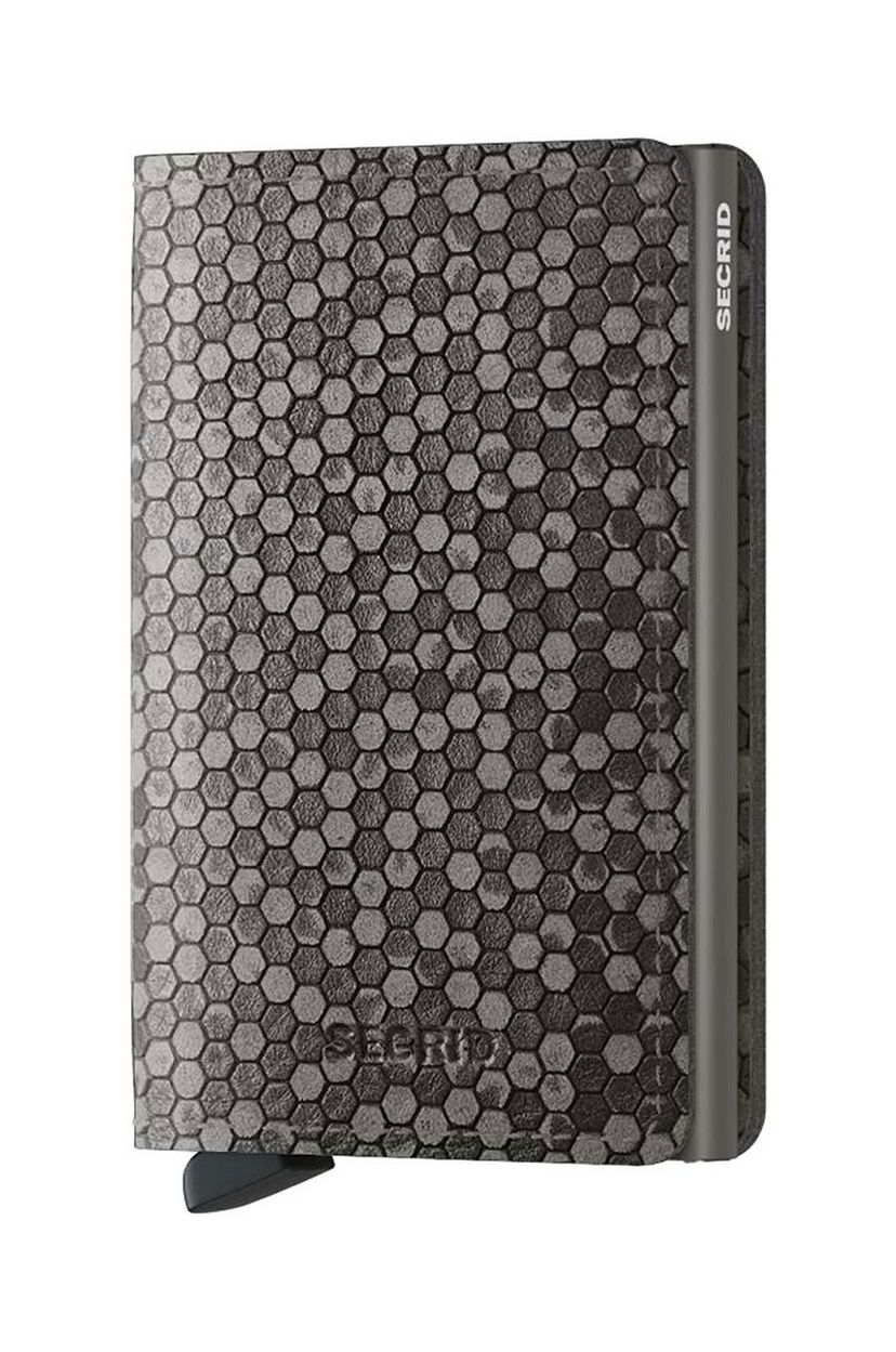 Denarnica Secrid Slimwallet Hexagon Wallet Siva | SHe.Grey