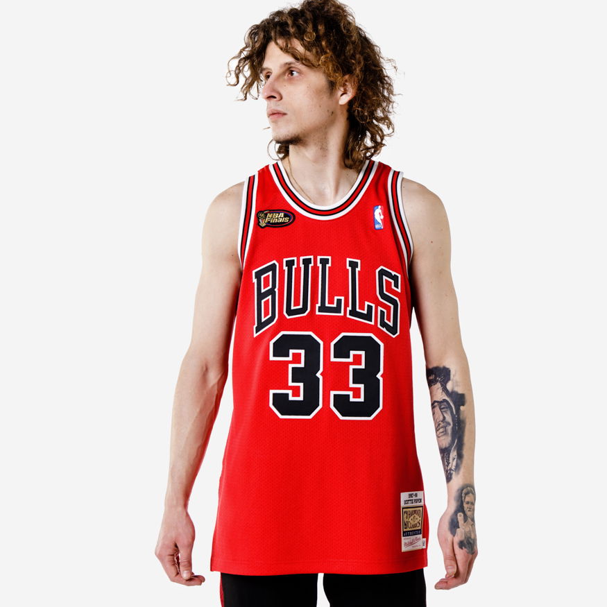Dres Mitchell & Ness Authentic Jersey Chicago Bulls Rdeča | AJY4GS18079-CBUSCAR97SPI, 0