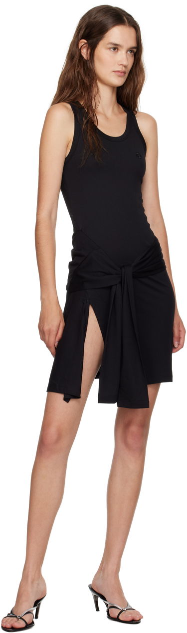 Obleke Coperni Coperni Knotted Jersey Minidress Črna | COPJS160F5009, 3